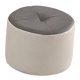 thumbnail image 2 of Taburete pequeño para pies, puf otomano, decorativo, cómodo, para cambiar zapatos, moderno Gris y beige, 2 of 9