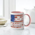 thumbnail image 6 of CafePress - Line Dance Line Dancing American Flag USA Gif Mugs - 11 oz Ceramic Mug - Novelty Coffee Tea Cup, 6 of 6