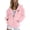Pink, variant on Women'S Zip Up Hoodie Sweatshirt Long Sleeve Printed Pullover Winter Warm Jacket With Pockets Casual Oversized Christian Sweatshirts Y2K Preppy Clothes