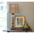 thumbnail image 3 of 13" Golden Fiber Drum Throwback Burlap Lampshade, 3 of 3