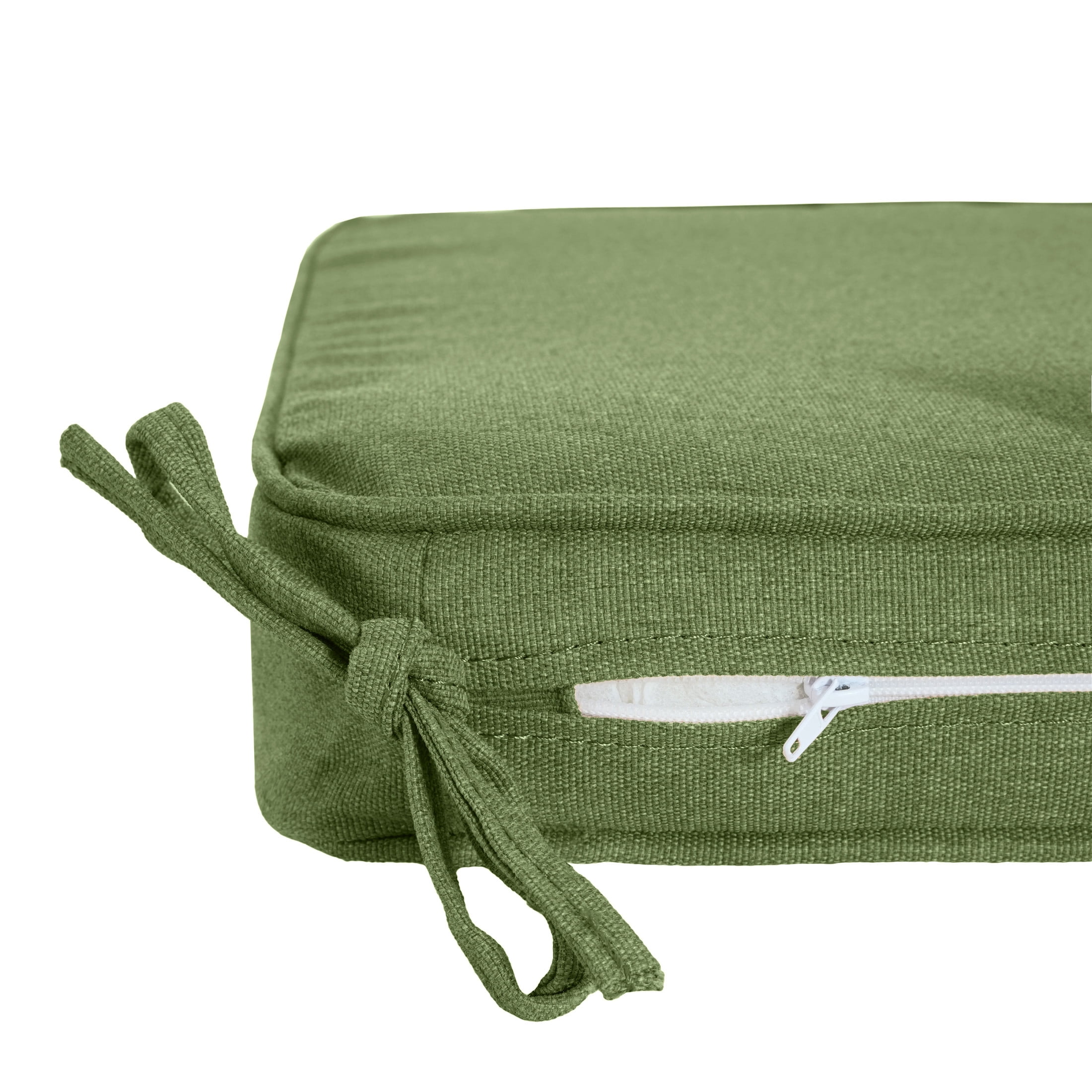 Christopher Knight Home Outdoor Seat Cushion, 19"x 19"x 3", Green