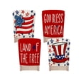 thumbnail image 2 of Independence Day Chair Covers Set Of 4 Memorial Day 4th Of July Decorations For Home Kitchen Dining Party Holiday Decor, 2 of 6
