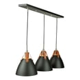 thumbnail image 4 of SC13324BK Artcraft Lighting Tote - 3 Light Island In Urban Retro Style-11.5 Inches Tall and 9 Inches Wide, 4 of 8