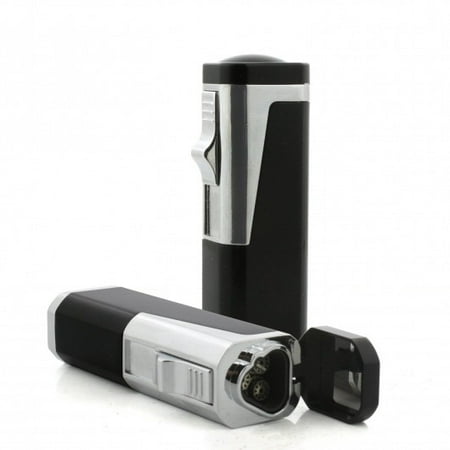 Typhoon Triple Flame Torch Lighter w/ Retractable Bullet Cutter -