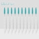 thumbnail image 3 of Hot selling goods!50Pcs Crystal Disposable Eyelash Brush Make Up Gloss Wands Applicator Tool, 3 of 5