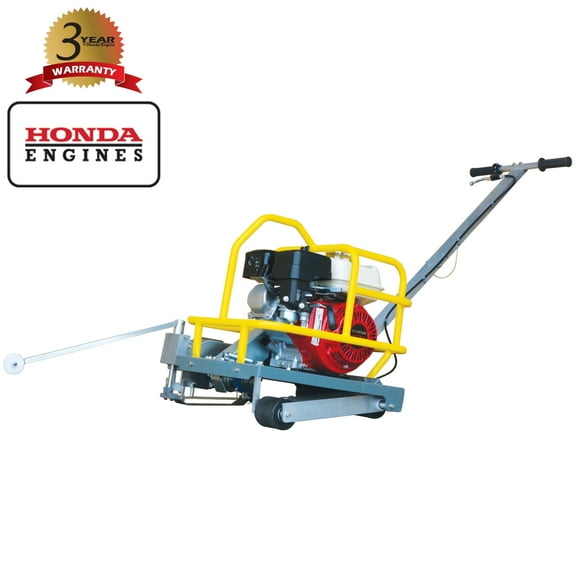 TOMAHAWK 6" Early Entry Concrete Saw Walk Behind Green Joint Saw with 3.5HP Gas Powered GX120 Honda Engine and Dust Control