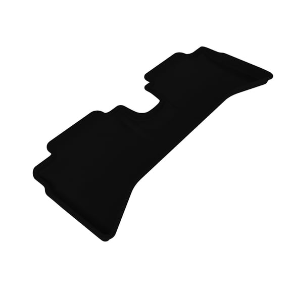 3D MAXpider Second Row Custom Fit All-Weather Floor Mat for Select Toyota Prius C Models - Kagu Rubber (Black)