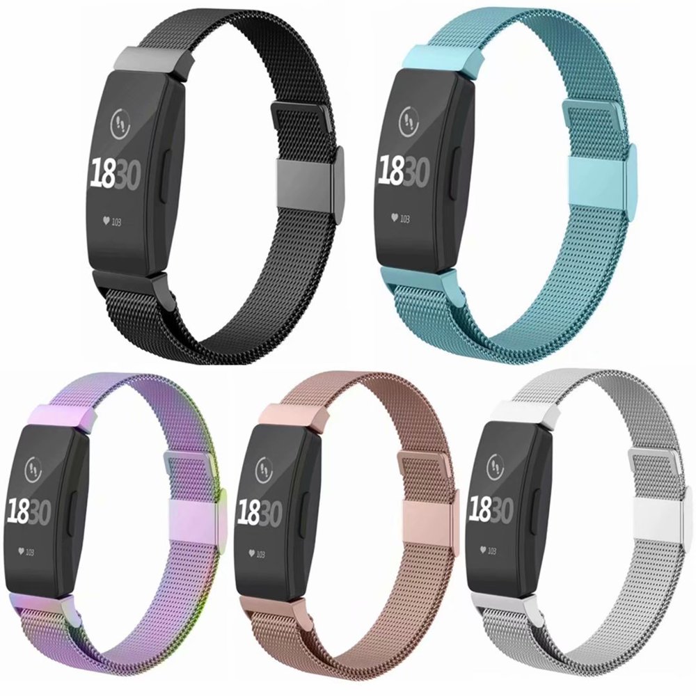 WASPO FOR Trackers Fitbit Inspire & Inspire HR & Ace 2 Replacement Band Stainless Steel Metal