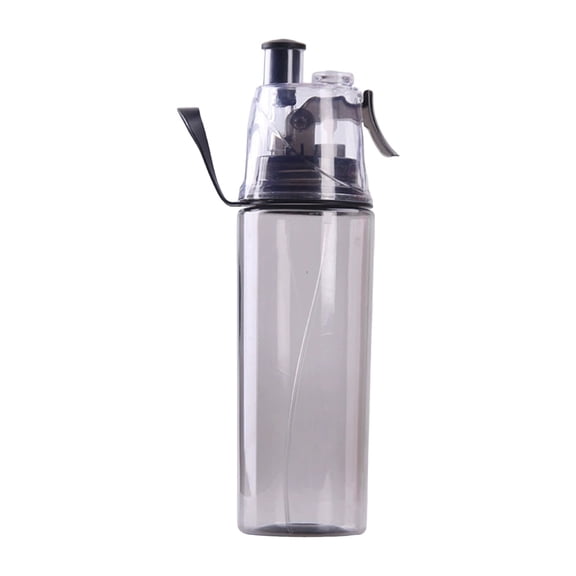 Clearance Under $ 3.79 600ml Sports Water Bottle with Mist Spray Function, Leakproof Drinking Cup for Gym and Cycling, Portable Hydration