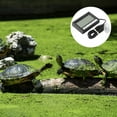 thumbnail image 2 of OULII Clock Display Aquarium Thermometer Plastic Black Indoor Outdoor Use 1Set, 2 of 6
