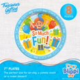 thumbnail image 2 of Blippi Plates 7in 8 Count - Blippi Party Supplies, 2 of 6