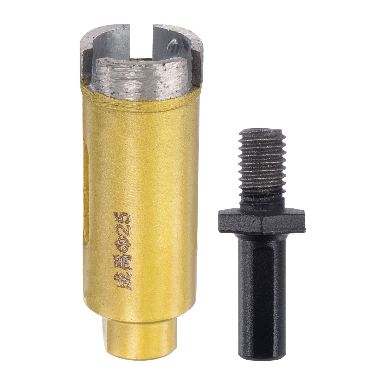 Sourcing Map Brocas De Núcleo De Diamante Sinterizado De 14 Mm Con Adaptador De Eje M10 Para Mampostería, Porcelana, Mármol, Hormigón, Ladrillo De Piedra