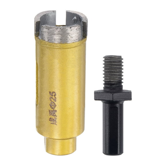 Uxcell Sintered Diamond Core Drill Bit with Arbor Adapter for Masonry 25mm