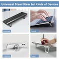 thumbnail image 6 of 2Pcs Portable Laptop Stand Foldable Support Base Notebook Stand Bracket, 6 of 9