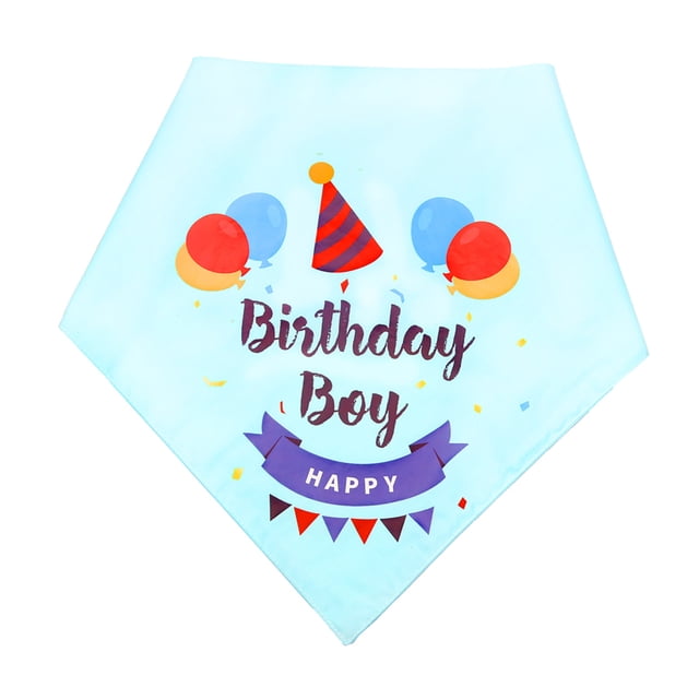 Toalla de Saliva Xihbxyly Bufanda Doble para Perros Cumpleaños de Mascotas