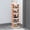 Orange, variant on AUHomi Folding Shoe Rack Organizer, Space Saving Multi-Function Vertical Shoe Storage for Entryway Dormitory and Balcony, Multilayer Storage Shelves, Easy Assembly (1PCS, 3 Layers, Blue)