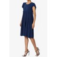 thumbnail image 3 of TheMoogan Women's Flutter Ruffle Cap Sleeve Tiered Jersey Babydoll A-Line Midi Day Dress, 3 of 6