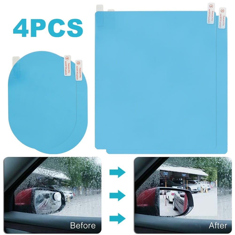 HOTBEST Car Rearview Mirror Protective Film HD Clear Rainproof Film