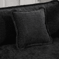 thumbnail image 6 of Tcbosik Modular Sectional Sofa for Adults, 81.9" Chenille Fabric 2-Seater Couch with Pillows, Cozy Living Room Loveseat, Black, 6 of 8