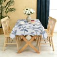 thumbnail image 5 of Rectangular Tablecloth 60x84 Inch – Waterproof Polyester Printed Table Cover, Wrinkle Resistant, Washable for Kitchen & Dining, Floral Flowers Theme, 5 of 6