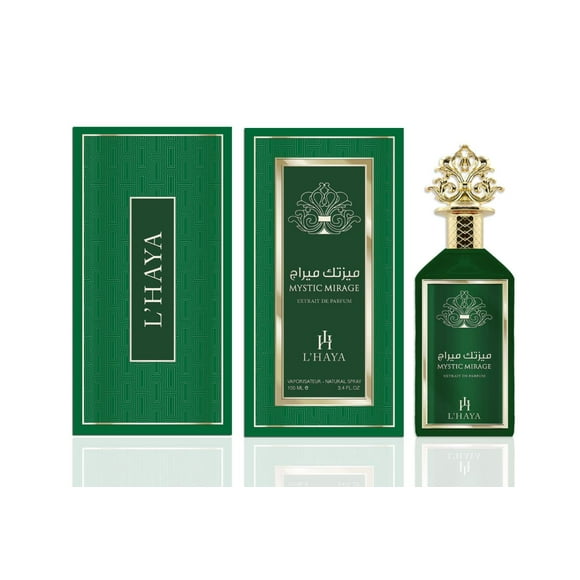 L’HAYA MYSTIC MIRAGE Extrait De Perfume Natural Spray | Original Dubai Made Long Lasting Aesthetics Luxury Extrait De Perfume for Men | 100ml ( 3.4oz )