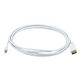 thumbnail image 2 of Monoprice - DisplayPort cable - Mini DisplayPort (M) to DisplayPort (M) - 10 ft - white, 2 of 3