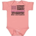 thumbnail image 3 of Inktastic Breast Cancer Awareness Pink Ribbons and Flag Boys or Girls Baby Bodysuit, 3 of 5