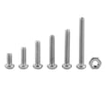thumbnail image 3 of Socket Screw, 180 Piece Screw, Quality 304 Stainless Steel , Silver For Furniture Machines, 3 of 8