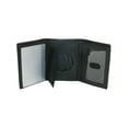 thumbnail image 2 of Size one size Men's Leather Badge Holder Trifold Wallet, 2 of 3