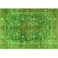 thumbnail image 1 of Ahgly Company Indoor Rectangle Medallion Green Traditional Area Rugs, 8' x 10', 1 of 1