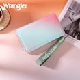 thumbnail image 6 of Wrangler Wallet Purse for Women Gradient Wristlet Wallet with Credit Card Holder, Green, 6 of 7