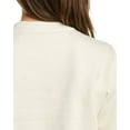 thumbnail image 3 of GANNI womens  Puff Sleeve Sweatshirt, S, White, 3 of 4