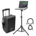 thumbnail image 1 of Samson 8" Portable Powered YouTube Karaoke Machine/System w/Mic+Laptop Stand, 1 of 23