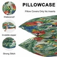 thumbnail image 4 of Tropical Plants Outdoor Pillow Covers 24x24 Inch Throw Pillow Covers Set of 2 Waterproof Decorative Pillow Cases Summer Rustic Monstera Palm Leaves Birds Green Cushion Covers for Patio Furniture, 4 of 8