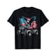thumbnail image 1 of Monster Truck Bald Eagle 4th of July Boys American Flag T-Shirt TEE TOP, 1 of 6