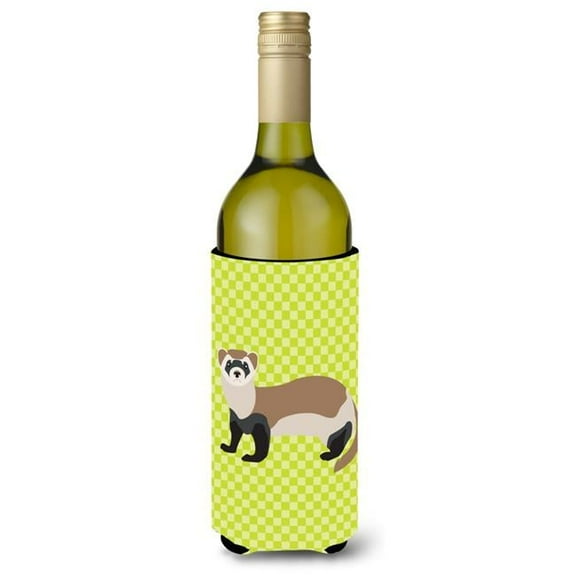 Ferret Green Wine Bottle Beverge Insulator Hugger