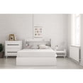 thumbnail image 2 of Nexera Aura Storage Bed and Headboard, White, 2 of 11