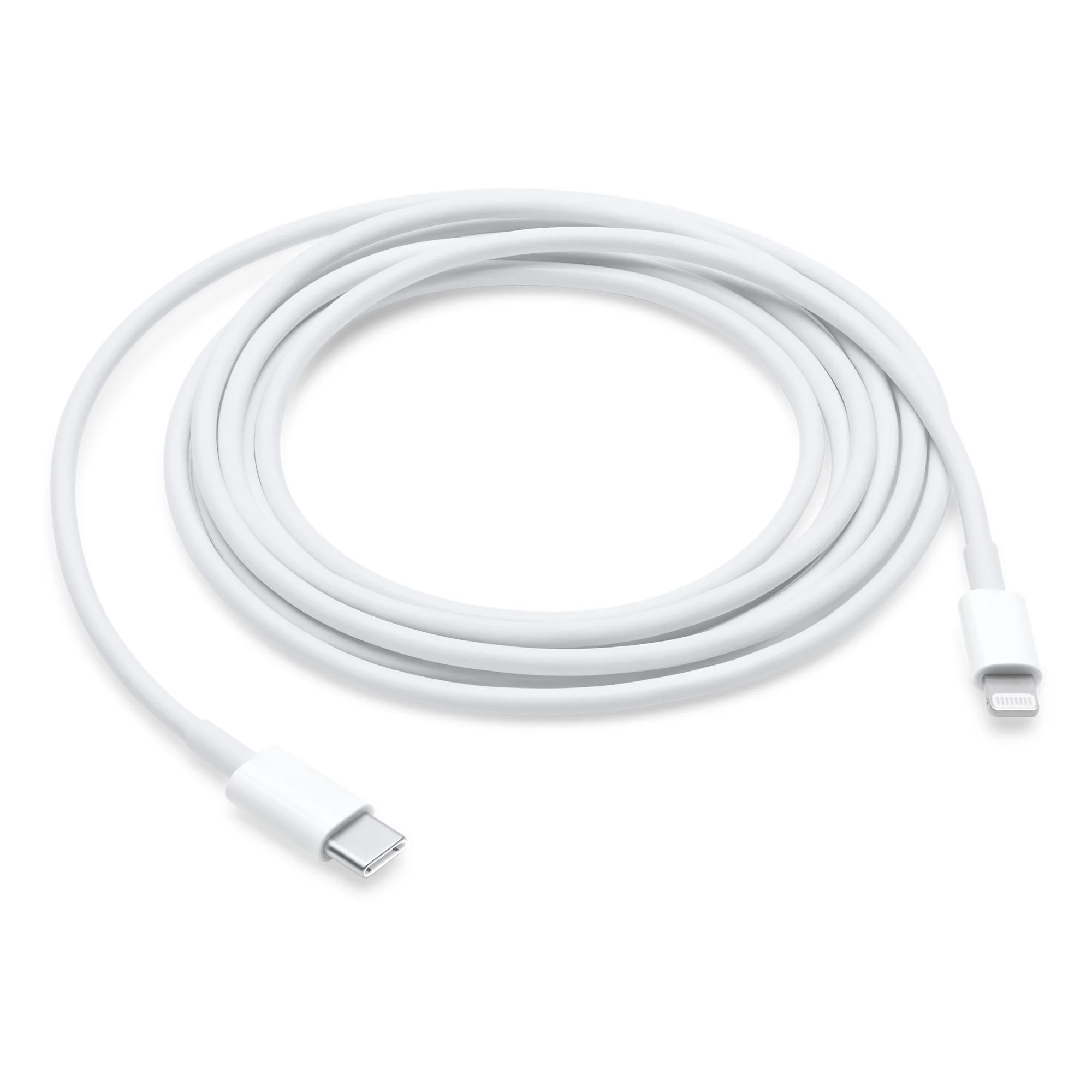 Apple USB-C to Lightning Cable (2m) Fast Charging iPhone Charger - Compatible with iPhone 14/13/12/11/X/XR/XS/8/7/6/5, iPad, AirPods and more