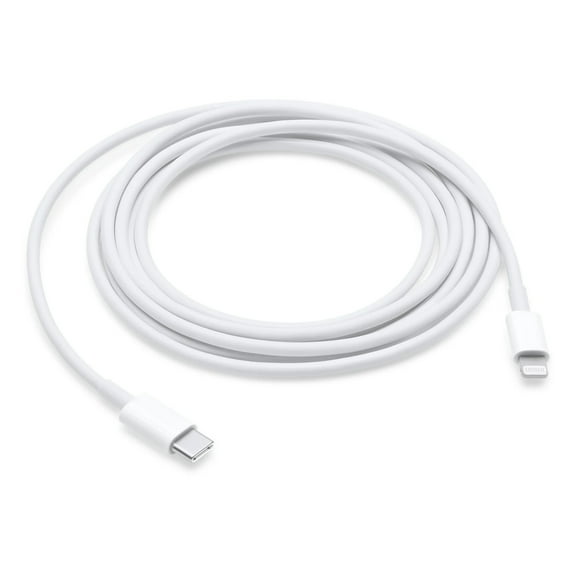 Apple USB-C to Lightning Cable (2m) Fast Charging iPhone Charger - Compatible with iPhone 14/13/12/11/X/XR/XS/8/7/6/5, iPad, AirPods and more