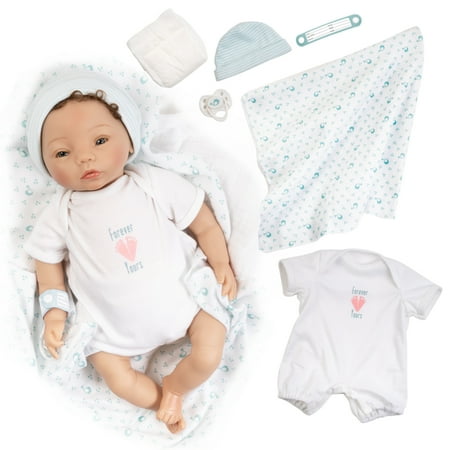 Paradise Galleries Realistic Reborn Doll, Fiorenza Biancheri - Sculptor and Artist Designer Doll Collection, 16" Doll with Magnetic Pacifier, Special Birthday Gift, Ages 3+ - Forever Yours - Miracle