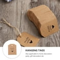 thumbnail image 4 of CIMAXIC Gift Packaging Tags 100pcs Hanging Gift Bag Labels Kraft Paper DIY Baking Gift Wishing Tags,2.17"X1.61"(LxW), 4 of 4