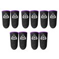 thumbnail image 1 of Seitruly 5 pares de fundas antihuellas para juegos de teléfonos móviles, guantes reutilizables de punto transpirables de 24 pines a prueba de aceite Videojuegos y accesorios Púrpura, 1 of 8