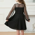 thumbnail image 6 of YunPes Girls Skirt Dress Mesh Lace Dress Long Sleeve Gown Children's Clothing Performance Dress Baby Girls, 6 of 7