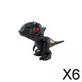 thumbnail image 1 of 6x Juguete de Dinosaurio para Morder Los Dedos Interactivo con Articulaciones Flexibles Marioneta de Muñeca Marioneta de Dinosaurio de Mano Par 6 piezas, 1 of 8