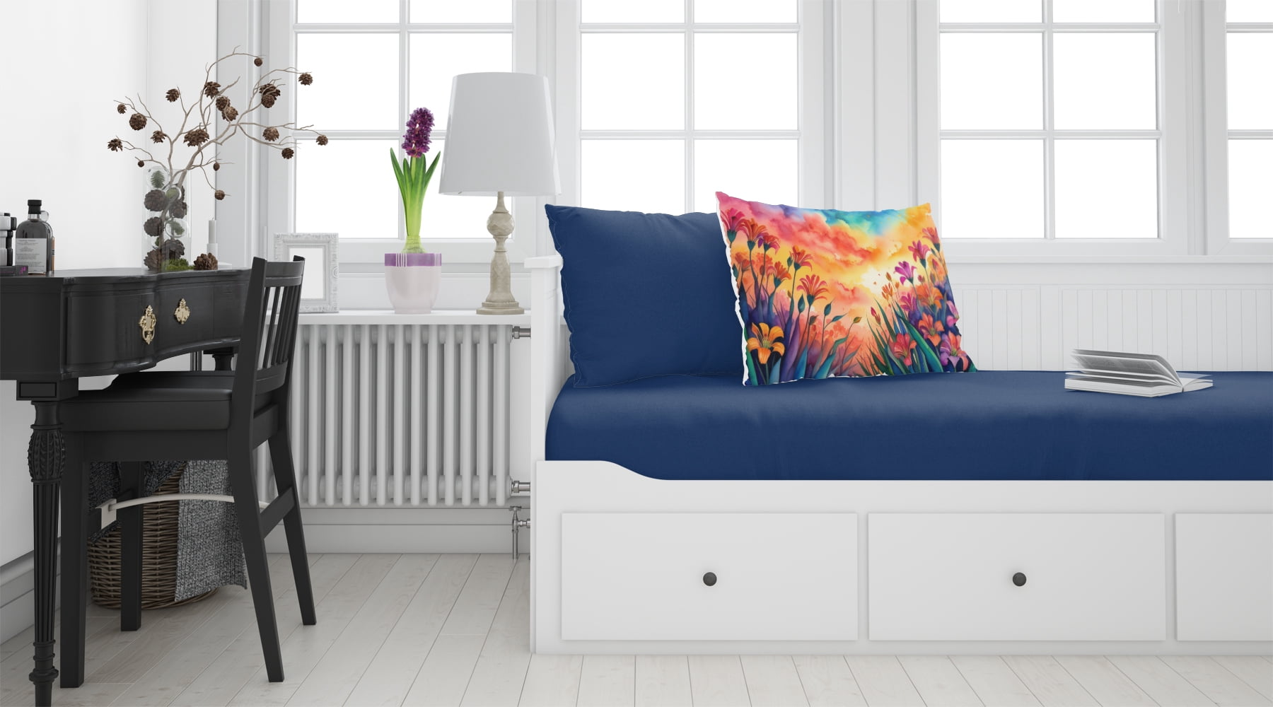 Carolines Treasures DAC1403PILLOWCASE 20.5 x 30 in. Unisex Alstroemerias in Color Fabric Standard Pillowcase