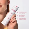 thumbnail image 6 of NATIVE WHOLE BODY DEODORANT SPRAY FOR WOMEN, 72 HOUR ALUMINUM FREE DEODORANT SPRAY, VANILLA & RASPBERRY, 3.5oz, 6 of 10