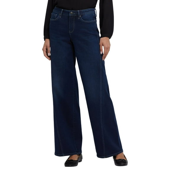 NYDJ womens Teresa Ink Skyline Wide Leg Jean, 10