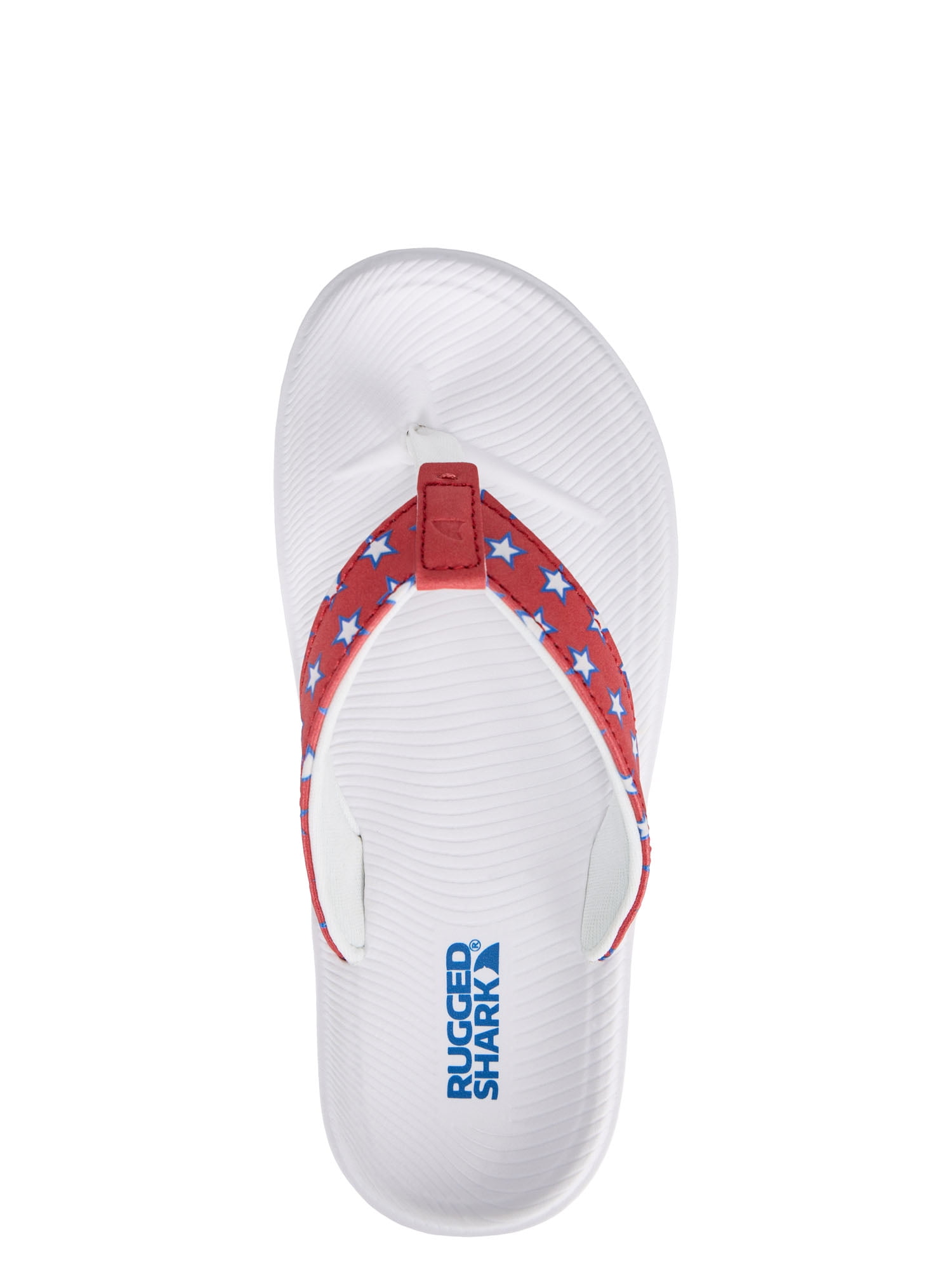 Rugged Shark Kids Americana Flip Flop Sandals