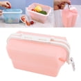 thumbnail image 4 of Estuche de almacenamiento Caja De Almacenamiento De Alimentos Bolsas De Bloqueo Congelador Contenedor De Silicona Para Organizador De Cocina Rosa Rosa Magideal Estuche de almacenamiento, 4 of 7