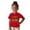 Red, variant on Girl Shirts Back To School Graphic Tee Tops Crew Neck Shirts Short Sleeve Spring Summer Tops Classic Basic T Shirt
